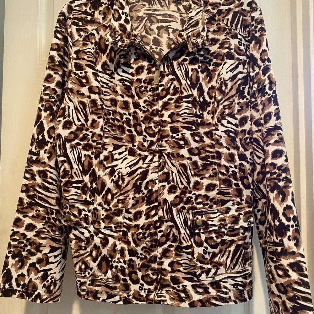 Stylish Animal Print Blouse